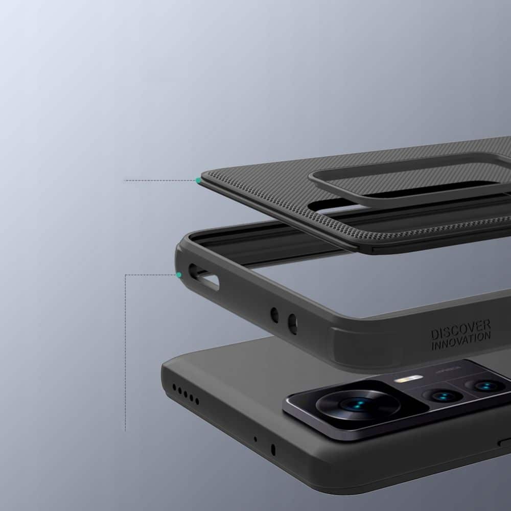 NILLKIN FROSTED SHIELD PRO MASKA ZA XIAOMI 12T CRNA