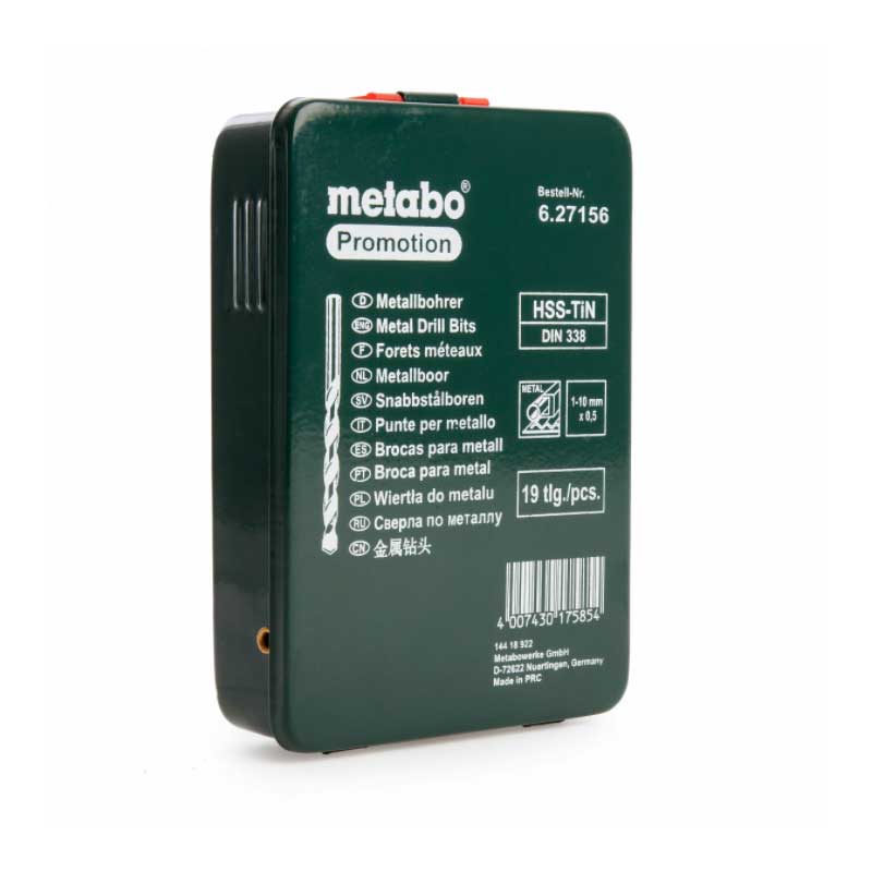 6.27156 Svrdla HSS-Tin 1-10 mm Metabo