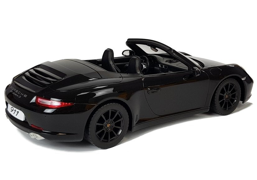 Licencirani auto na daljinsko upravljanje Porsche 911 Carrera S Rastar 1:12 - crni