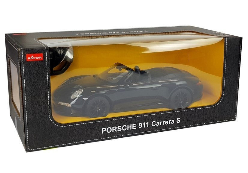 Licencirani auto na daljinsko upravljanje Porsche 911 Carrera S Rastar 1:12 - crni