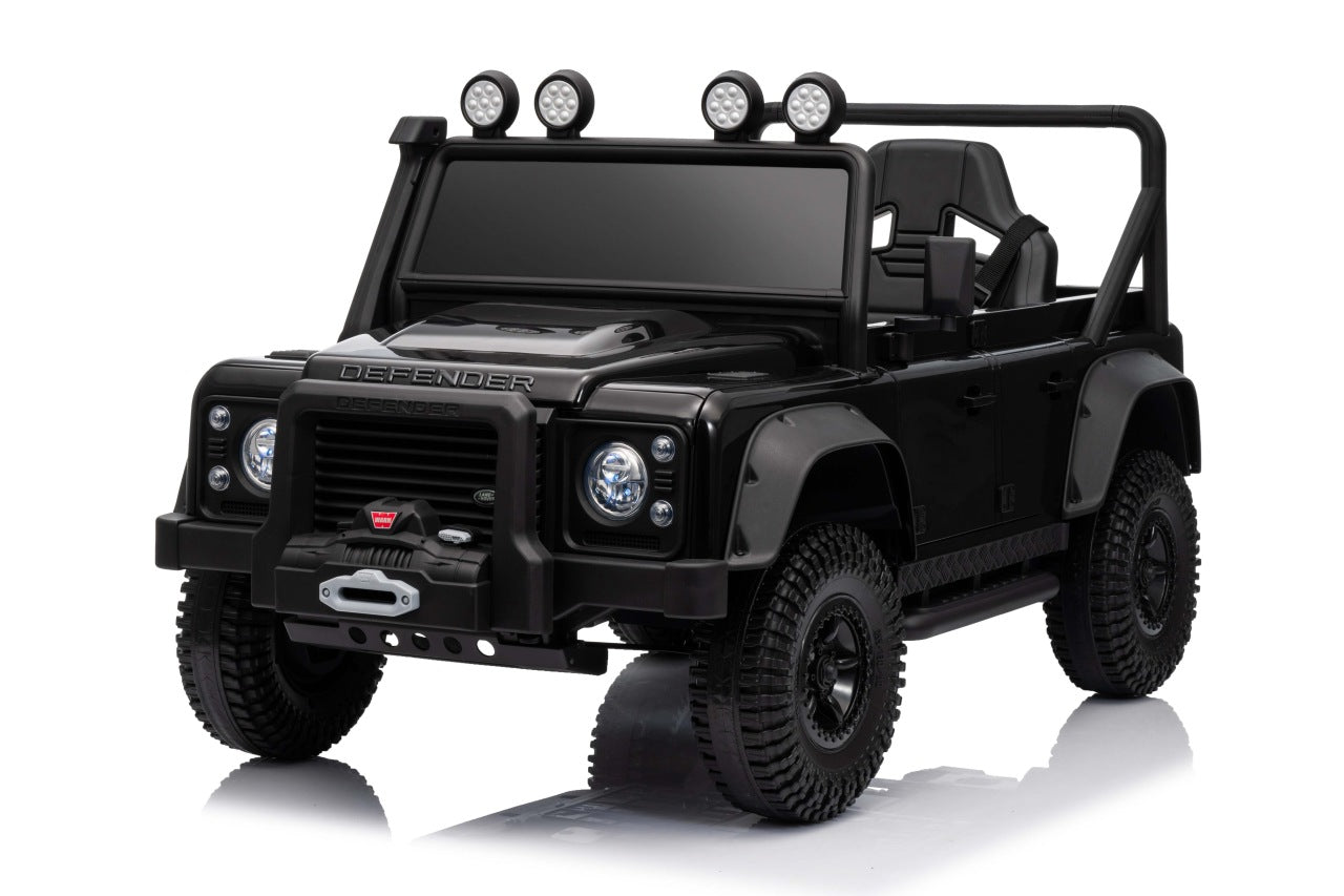Licencirani auto na akumulator Land Rover Defender 110 SVX Concept - crni
