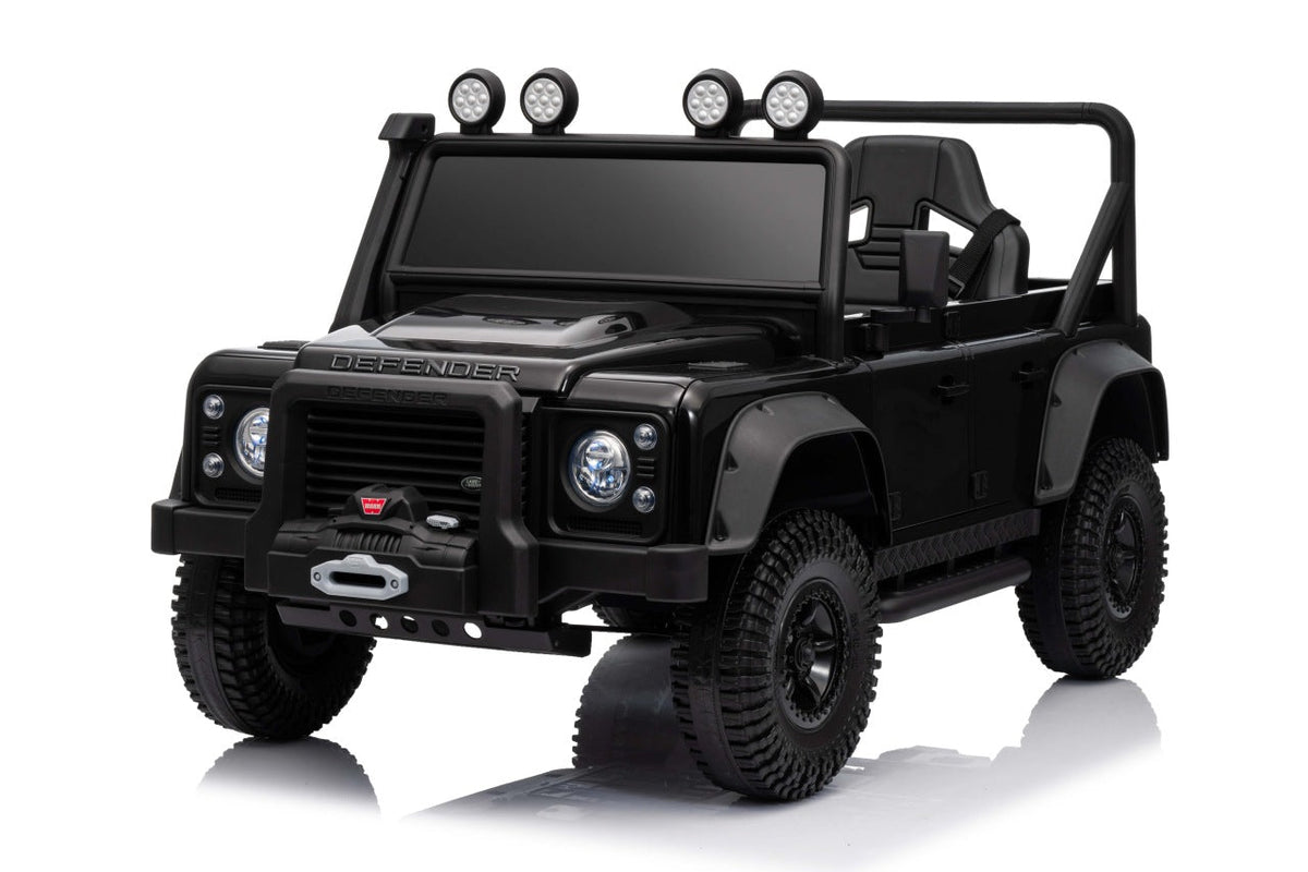 Licencirani auto na akumulator Land Rover Defender 110 SVX Concept - Crni