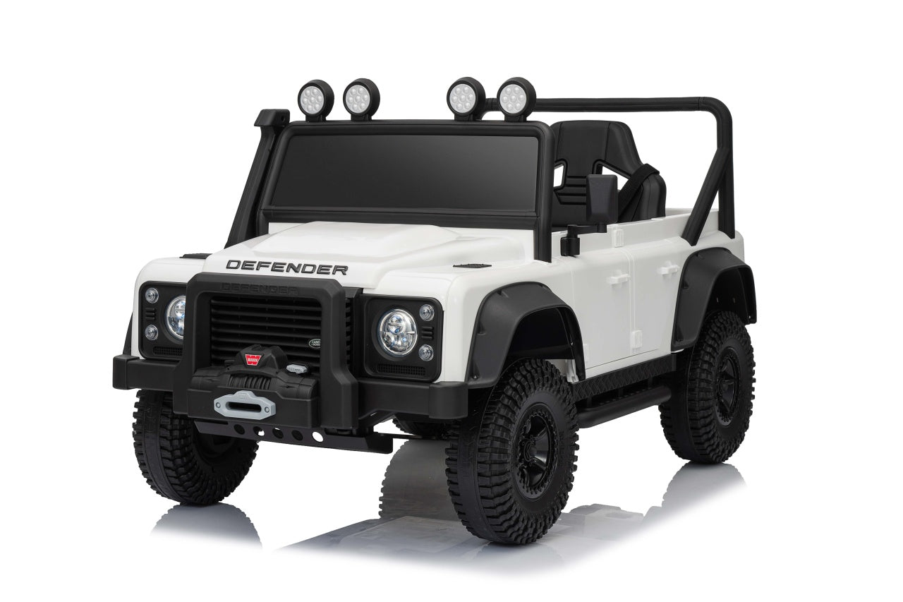 Licencirani auto na akumulator Land Rover Defender 110 SVX Concept - bijeli