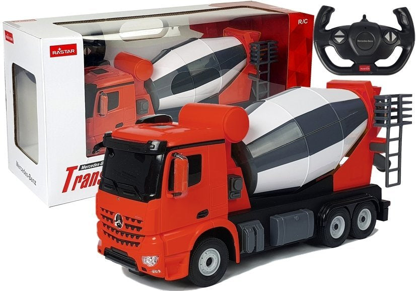 Kamion na daljinsko upravljanje R/C Mercedes-Benz Arocs Rastar 1:14 - crveni
