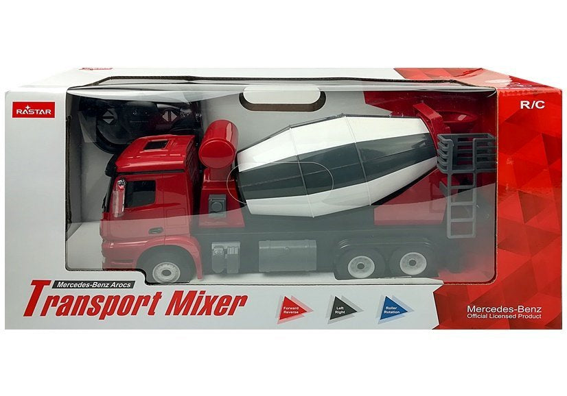 Kamion na daljinsko upravljanje R/C Mercedes-Benz Arocs Rastar 1:14 - crveni