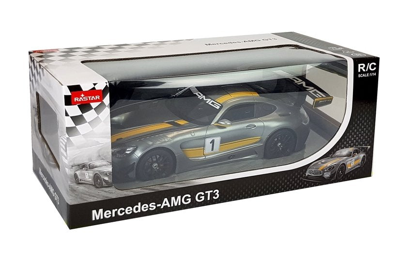 Licencirani auto na daljinsko upravljanje Mercedes AMG GT3 Rastar 1:14 - seberni