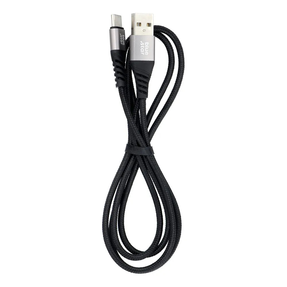 Blue Star pleten kabel USB A na Lightning 2.4A konektor