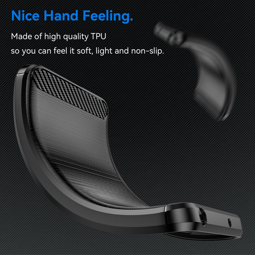 Techsuit Carbon Silicone ovitek za Motorola Edge 40 Neo - črna