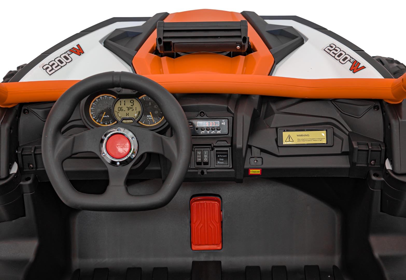 Buggy na akumulator SR SUPER 66 4x4 - dvosjed - narančasti