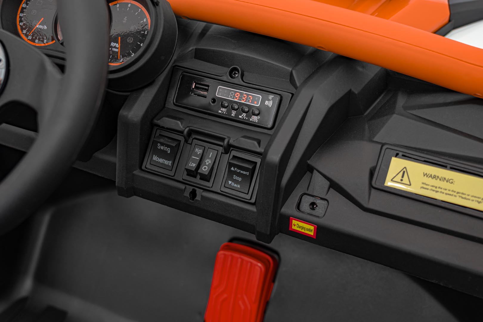 Buggy na akumulator SR SUPER 66 4x4 - dvosjed - narančasti