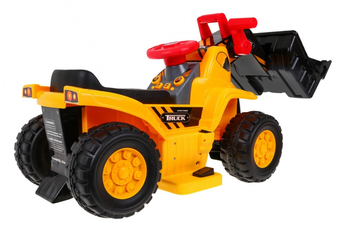 Dječja guralica Bulldozer - žuta