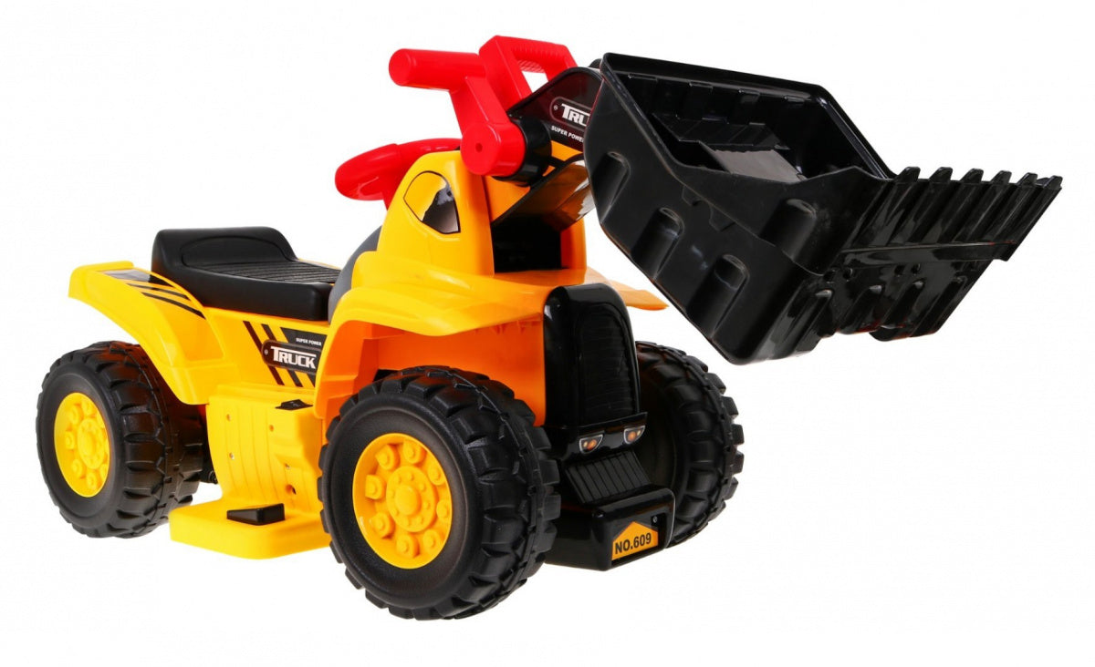Dječja guralica Bulldozer - žuta