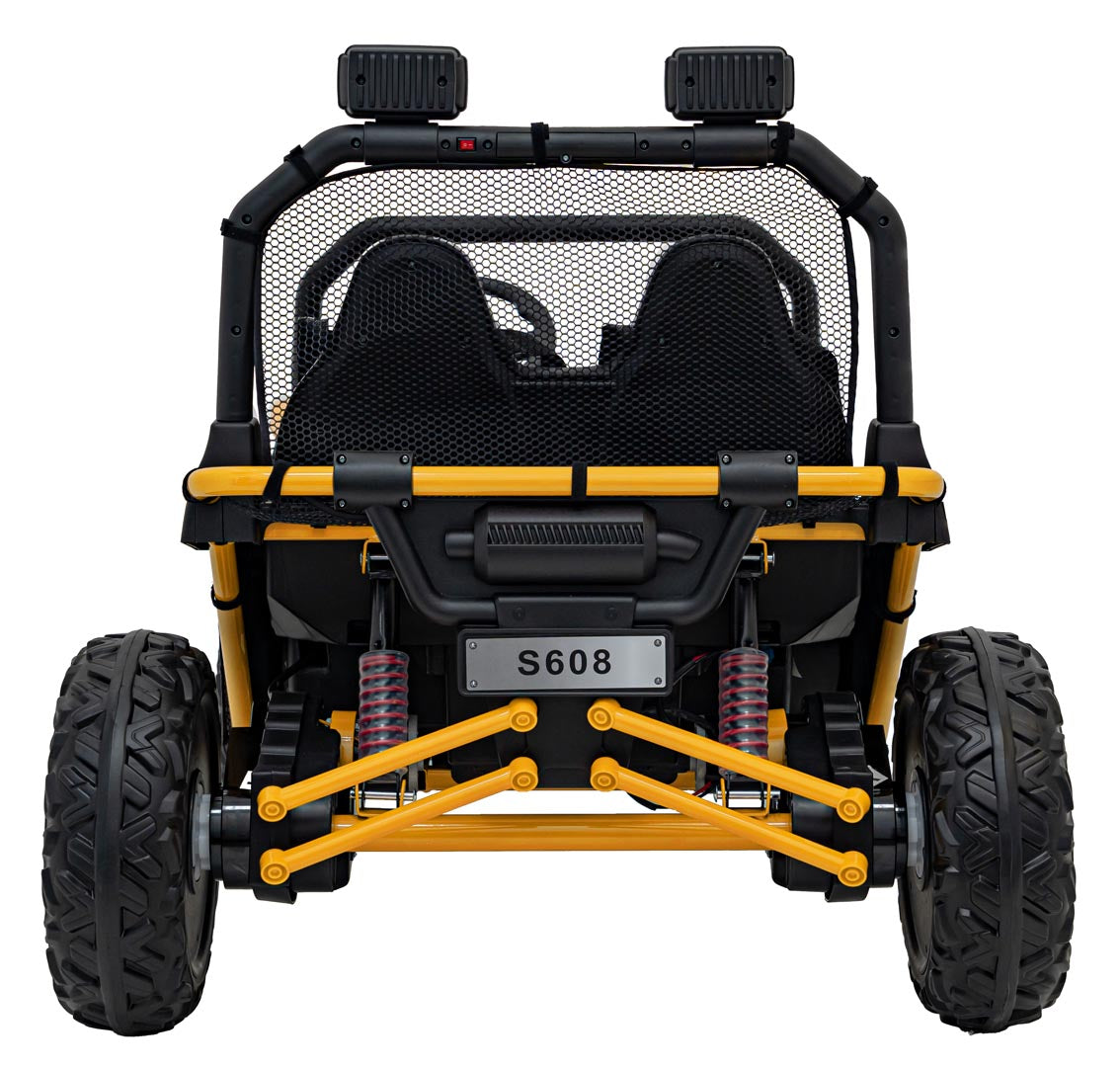 Buggy na akumulator FASTER - dvosjed - žuti