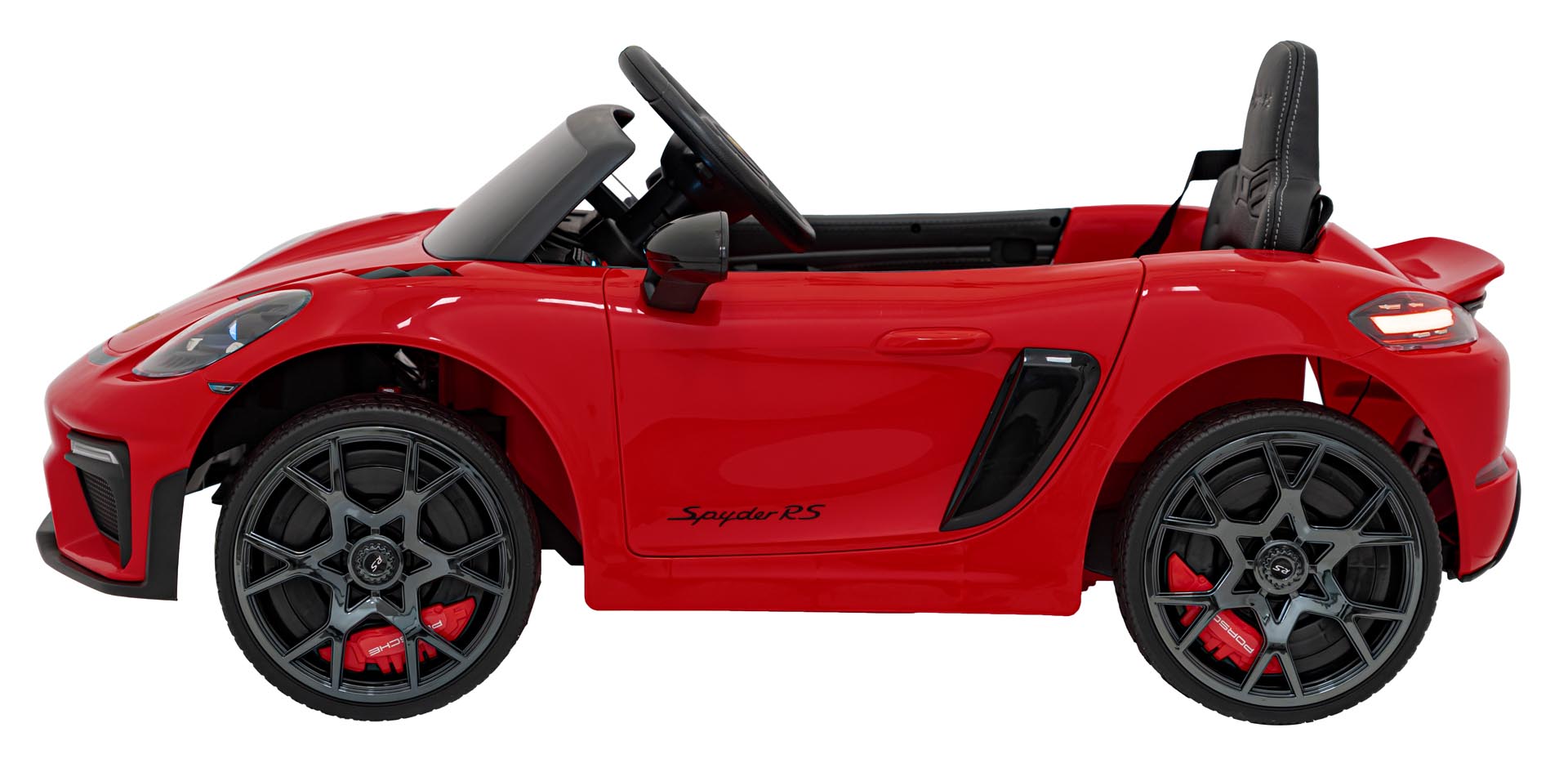 Licencirani auto na akumulator Porsche 718 - crveni/lakirani