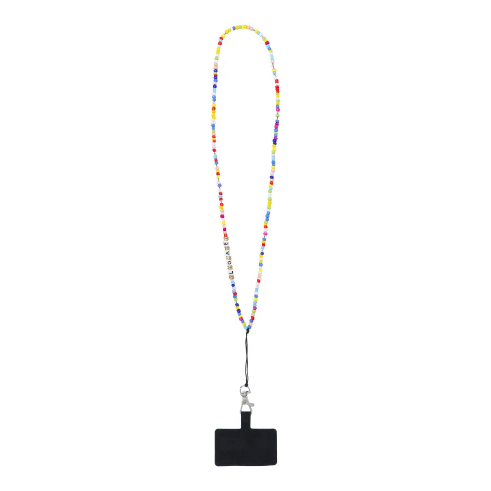 PIXIE obesek za telefon / dolžina vrvice 68cm (34cm v zanki) / okoli vratu - perle