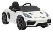 Licencirani auto na akumulator Porsche 718 - bijeli/lakirani