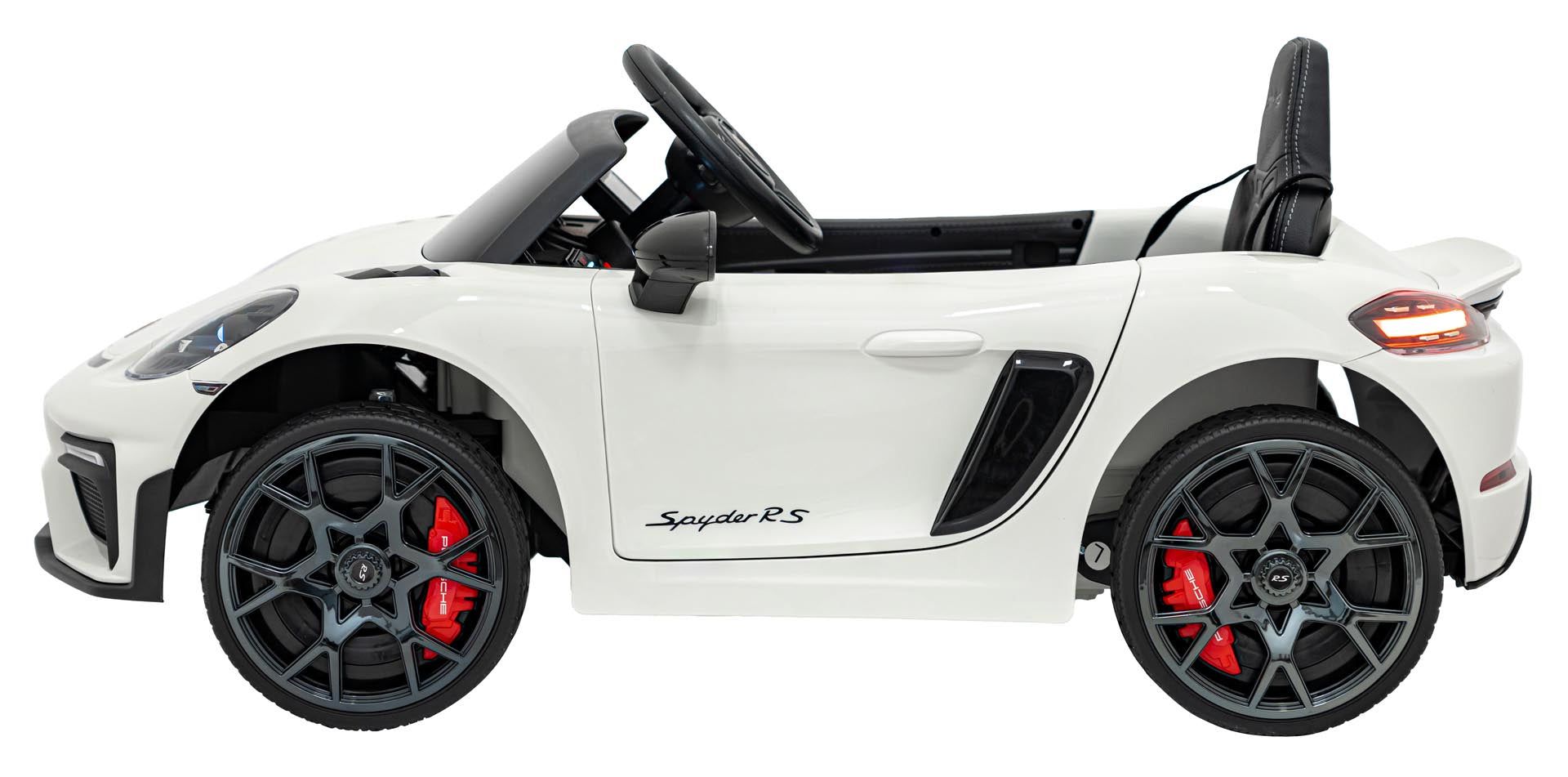 Licencirani auto na akumulator Porsche 718 - bijeli/lakirani