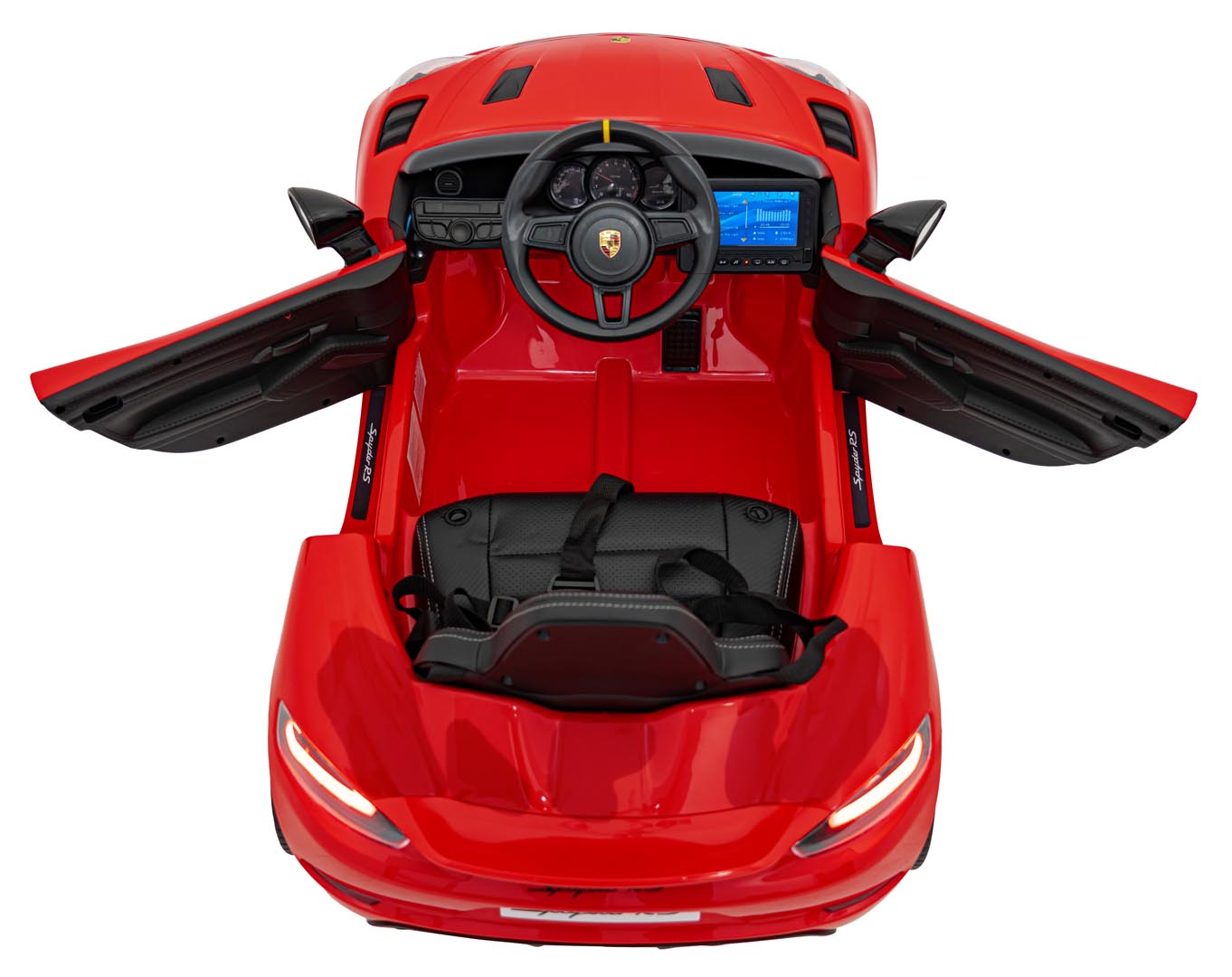 Licencirani auto na akumulator Porsche 718 MP4 - crveni
