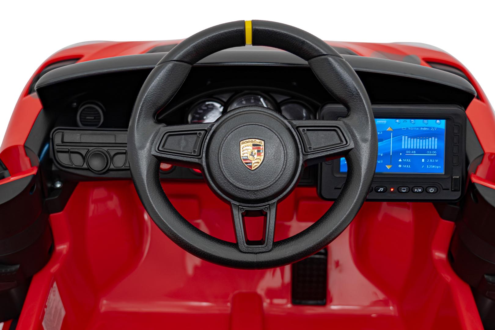 Licencirani auto na akumulator Porsche 718 MP4 - crveni