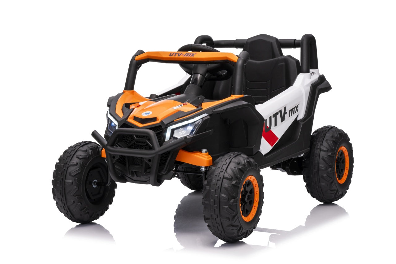 Buggy na akumulator Madman UTV-MX 4x4 - bijelo/narančasti