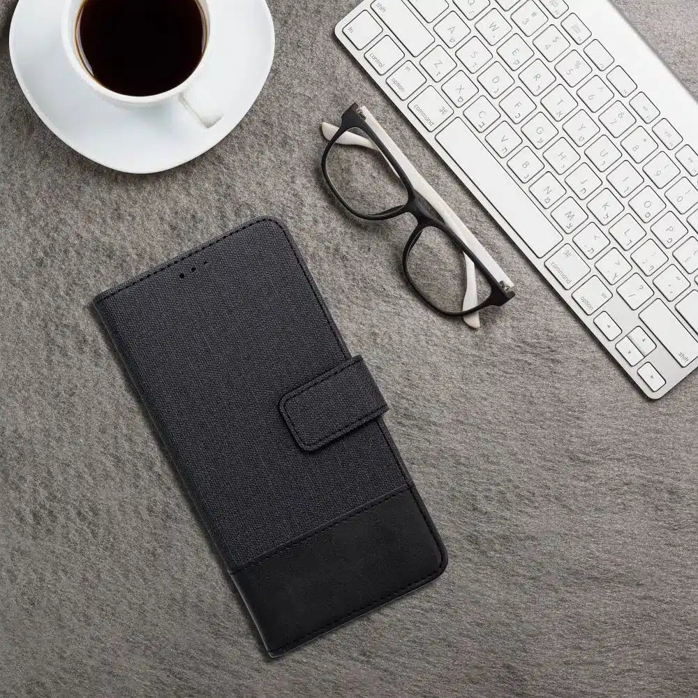 GOMMA Book preklopna torbica za Xiaomi Redmi NOTE 14 5G, črna