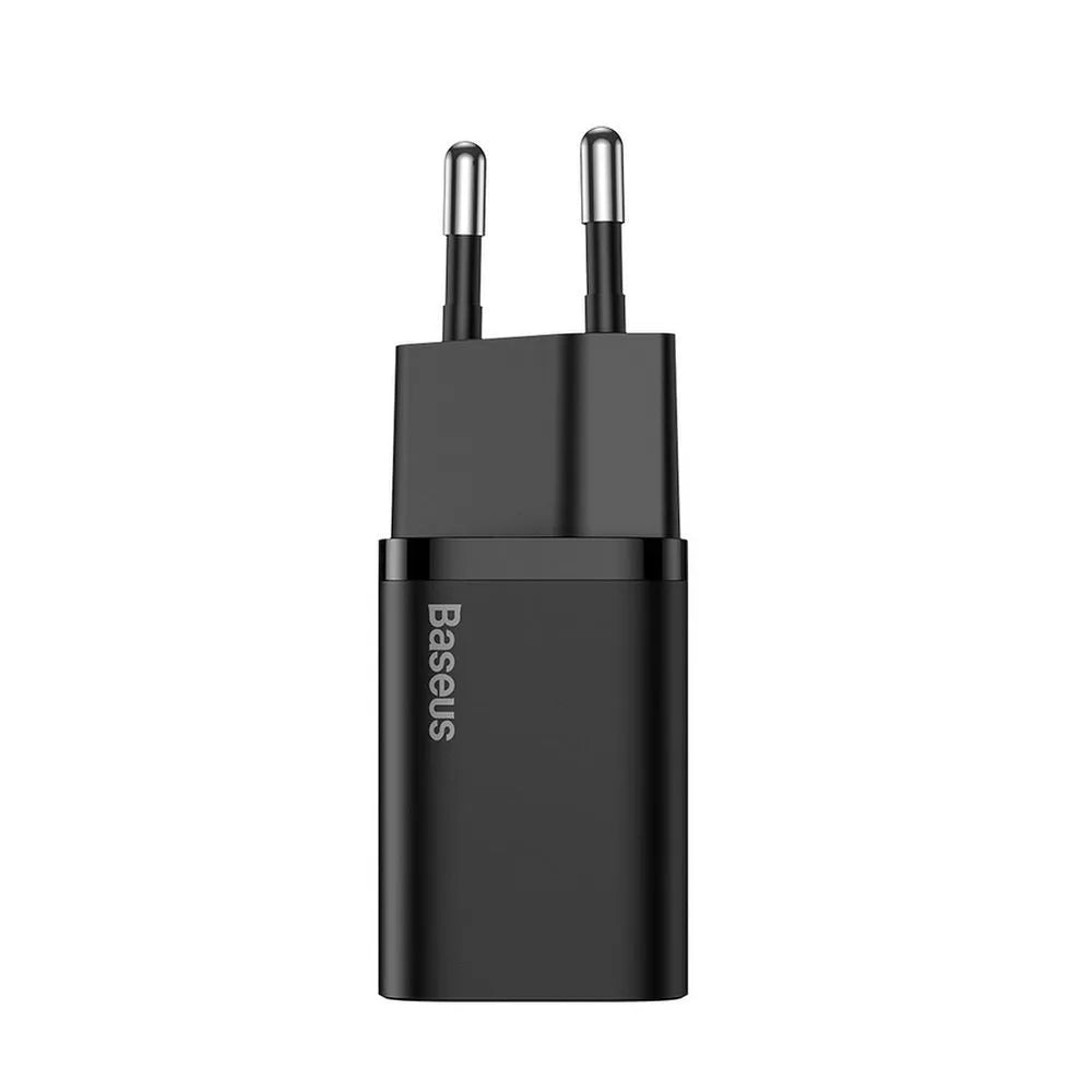 BASEUS stenski polnilec tipa C hitri polnilnik 1C PD 25W črn CCSP020101/CCCJG25CE