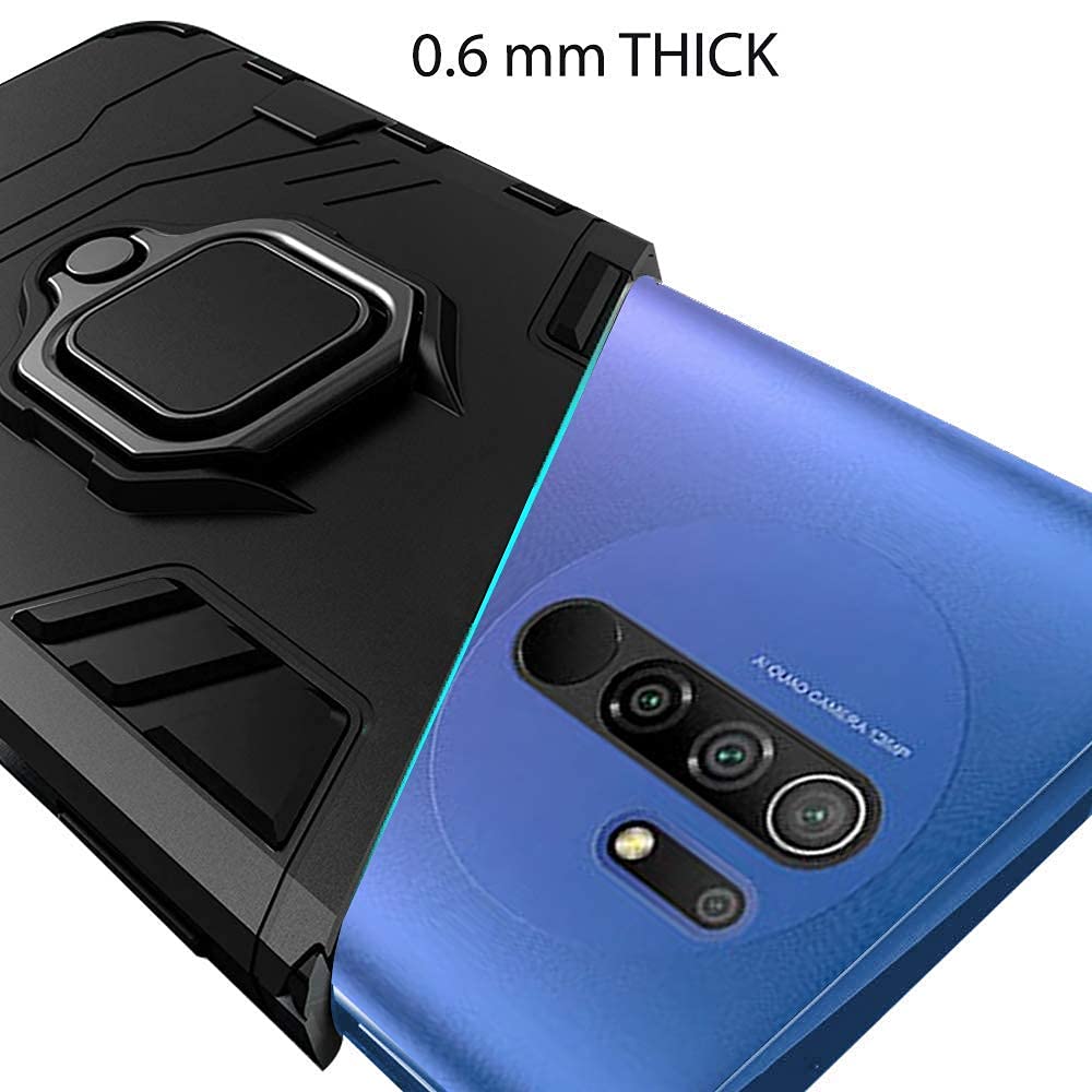 Ring Armor Case Kickstand robusten ovitek za XIAOMI REDMI 9