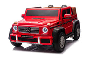 Licencirani auto na akumulator Mercedes Benz MAYBACH G650 STRONG - dvosjed - crveni
