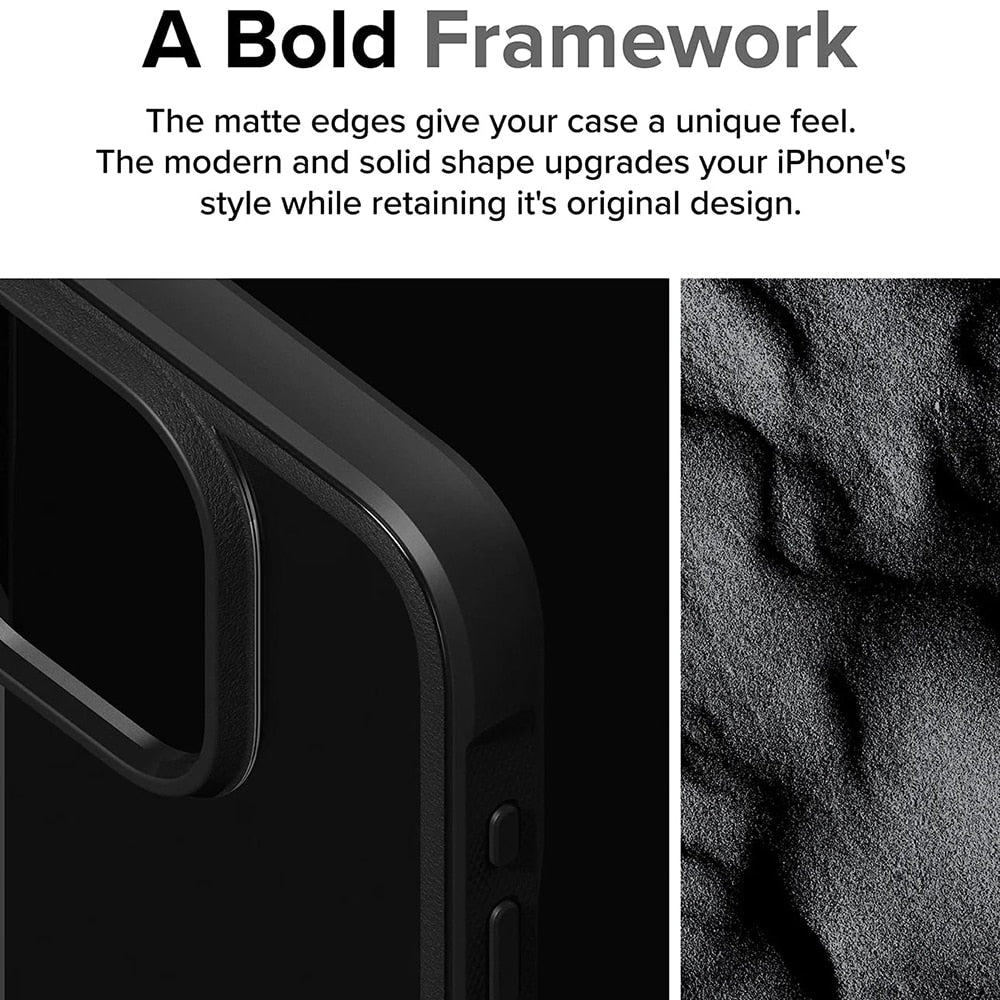 Ringke - Fusion Bold ovitek za iPhone 15 Pro Max - črna