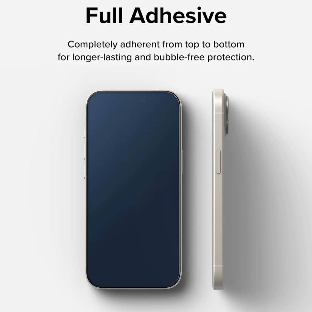 Ringke Cover Display ID Glass kaljeno steklo za iPhone 15 Pro - črno