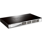 D-Link DGS-1210-28P Upravljano L2 Gigabit Ethernet (10/100/1000) Podrška za napajanje putem Etherneta (PoE) 1U
