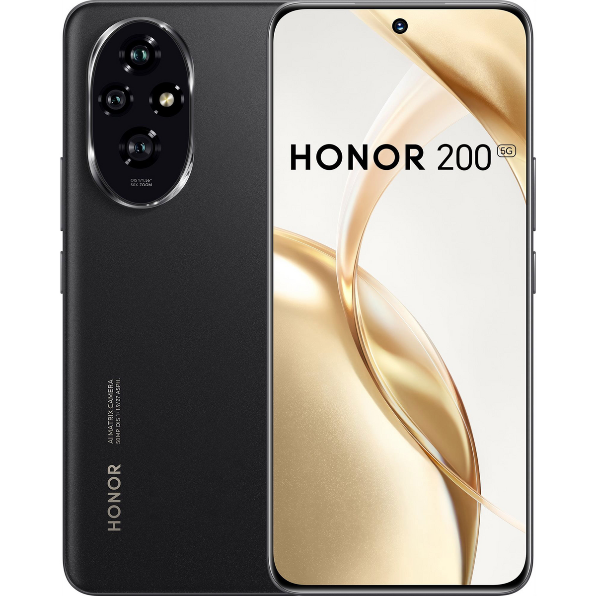 Honor 200 5G 17 cm (6.7") Dvostruki SIM Android 14 USB Tip-C 12 GB 512 GB 5200 mAh Crno