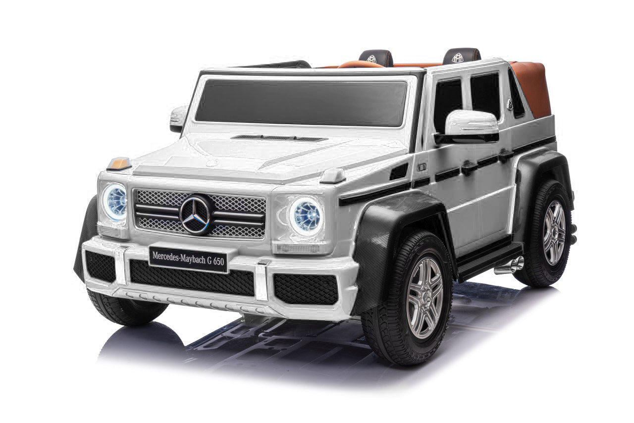 Licencirani auto na akumulator Mercedes Benz MAYBACH G650 4x4 - dvosjed -bijeli