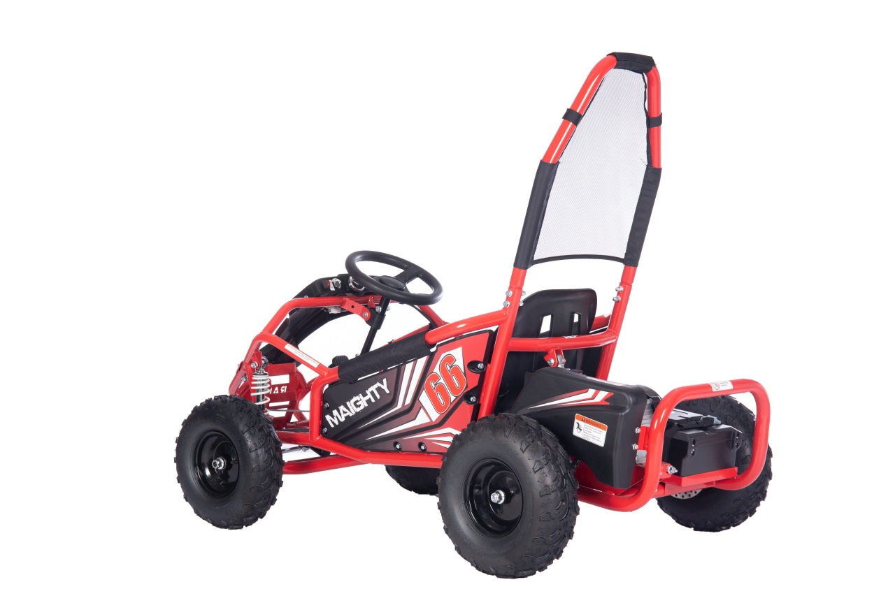 Go-kart na akumulator MAIGHTY 1000W - crveni