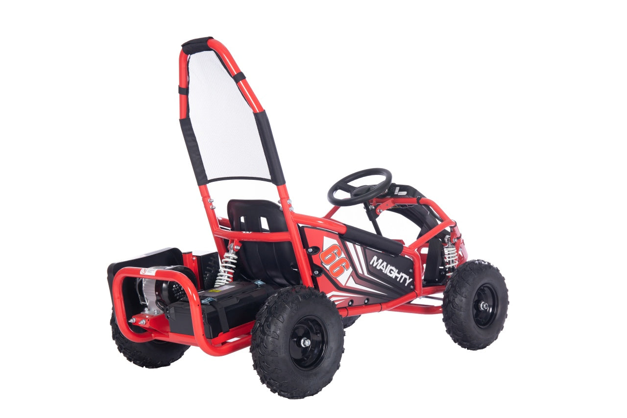 Go-kart na akumulator MAIGHTY 1000W - crveni