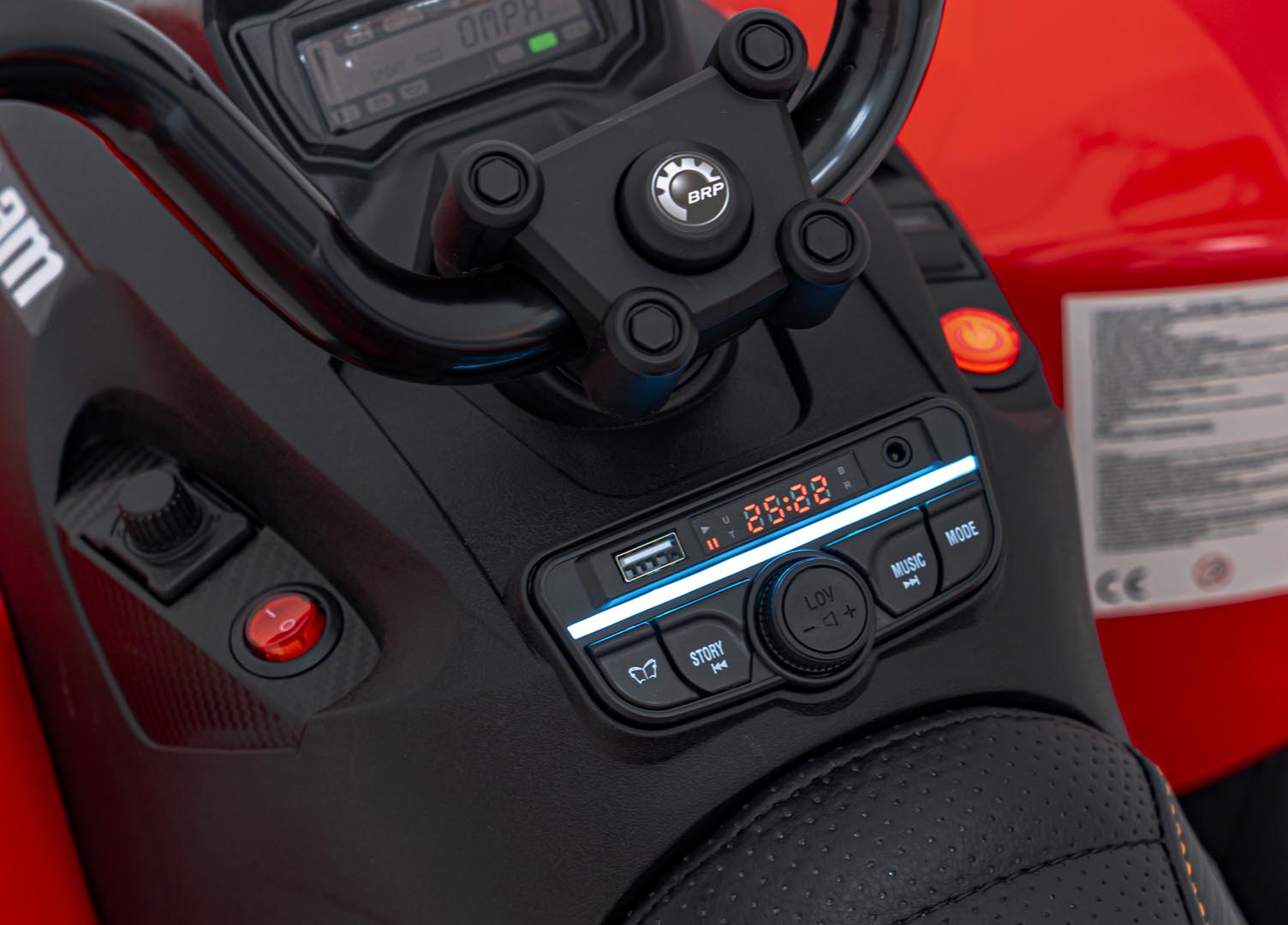 Quad na akumulator Maverick ATV - crveni