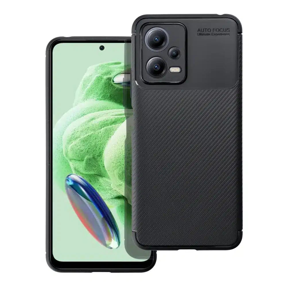 CARBON PREMIUM maska za XIAOMI Redmi NOTE 12 5G črna
