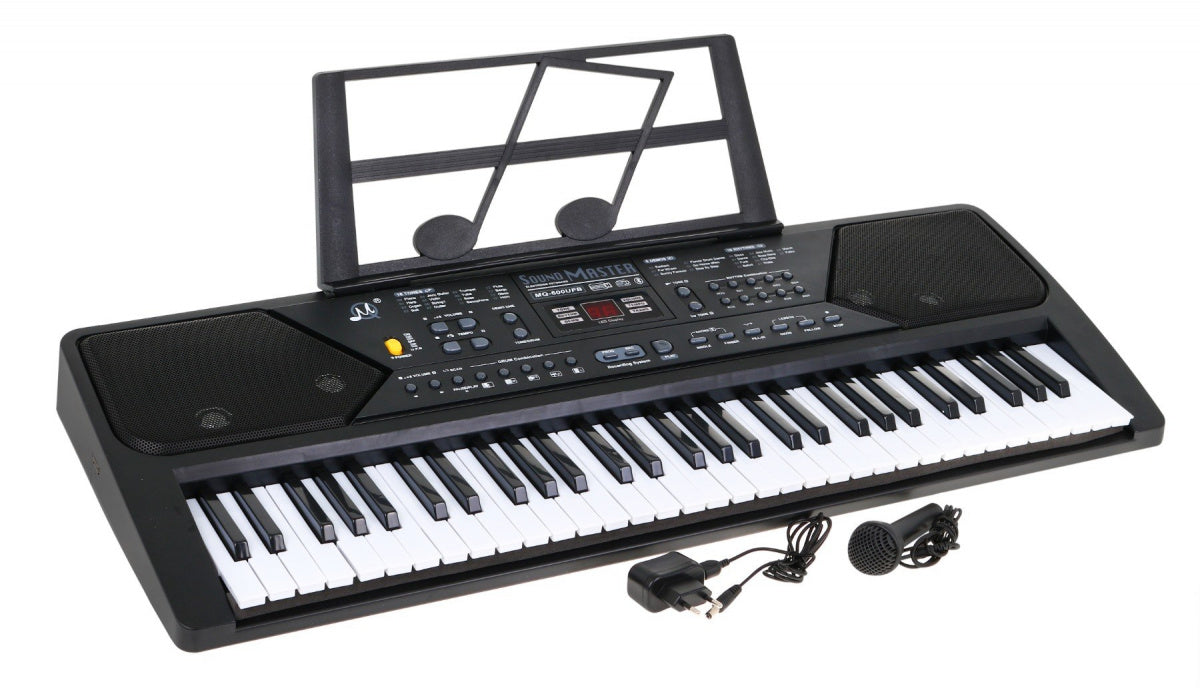 Dječji klavir MQ-600UFB sa stalkom za note + mikrofon