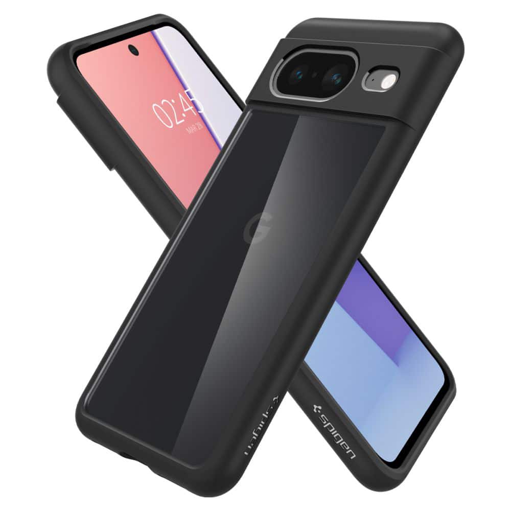 Spigen - Ultra Hybrid za Google Pixel 8 - Mat črna