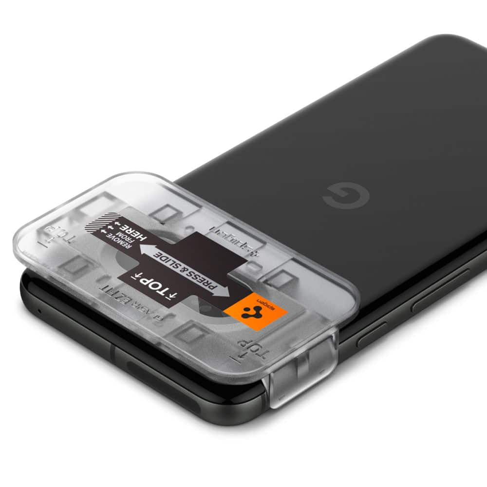Spigen - Optik.tR EZ FIT steklo za kamero (2 kosa) za Google Pixel 8 - črno