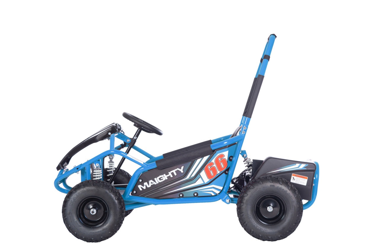 Go-kart na akumulator MAIGHTY 1000W - plavi