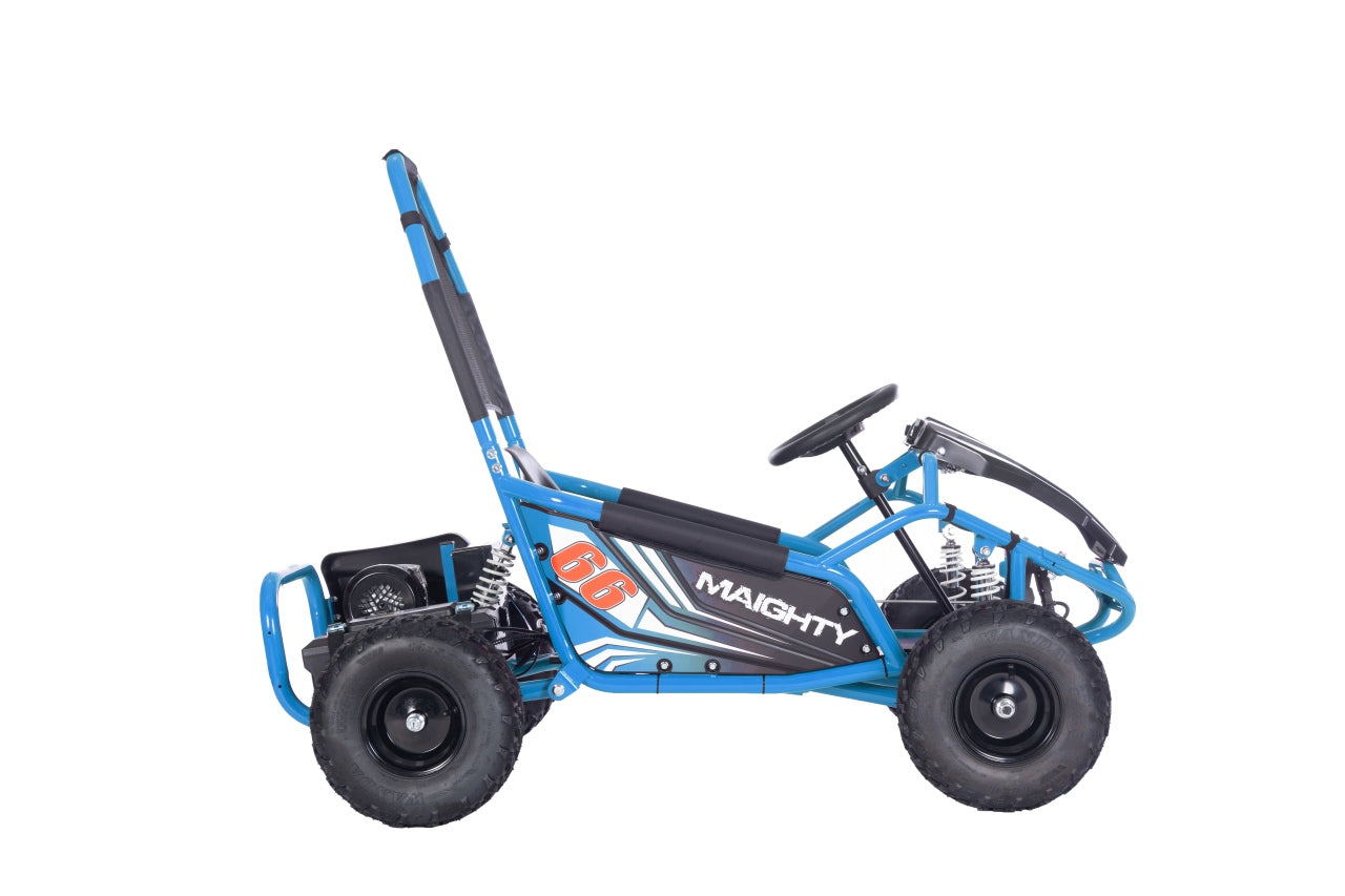 Go-kart na akumulator MAIGHTY 1000W - plavi