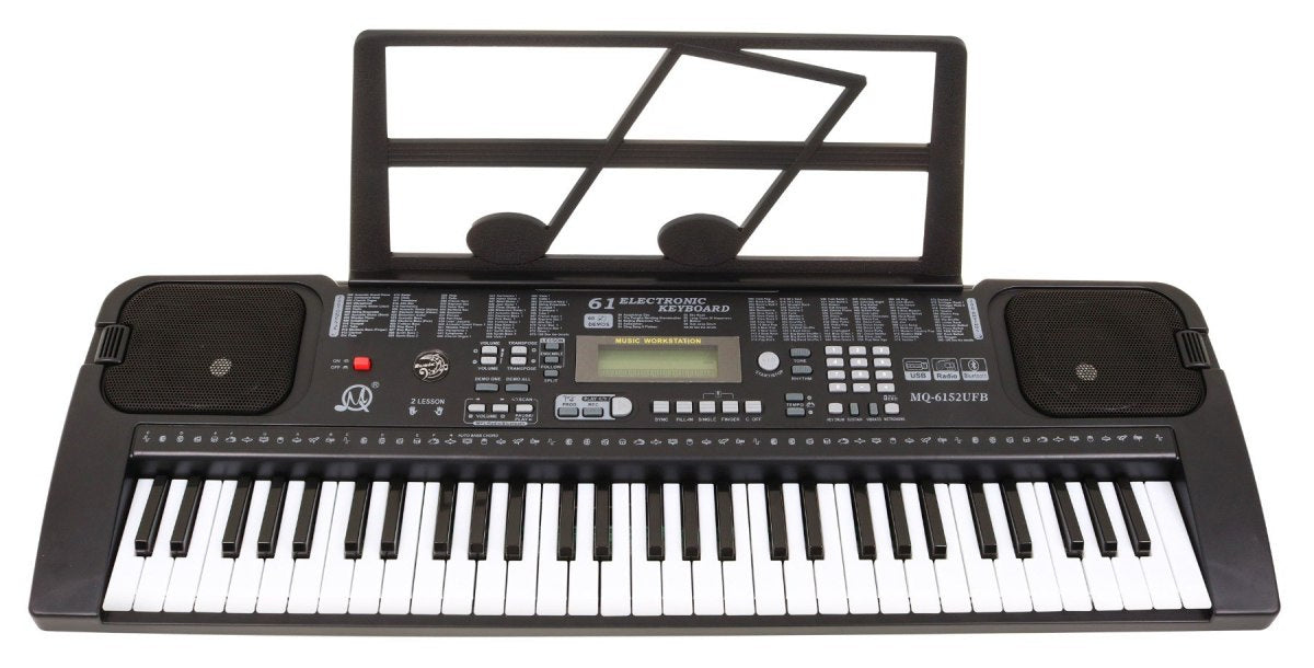 Dječji klavir MQ-6152UFB sa stalkom za note + mikrofon
