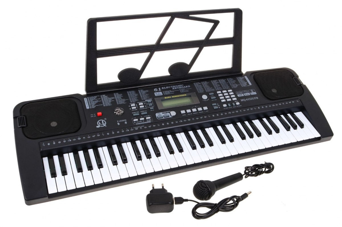 Dječji klavir MQ-6152UFB sa stalkom za note + mikrofon