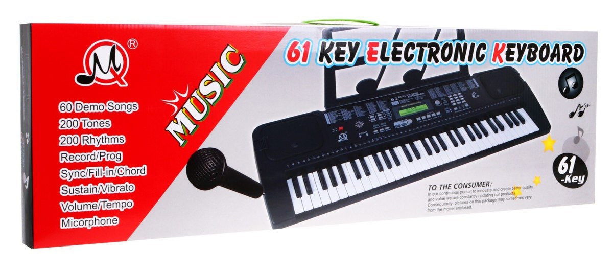 Dječji klavir MQ-6152UFB sa stalkom za note + mikrofon