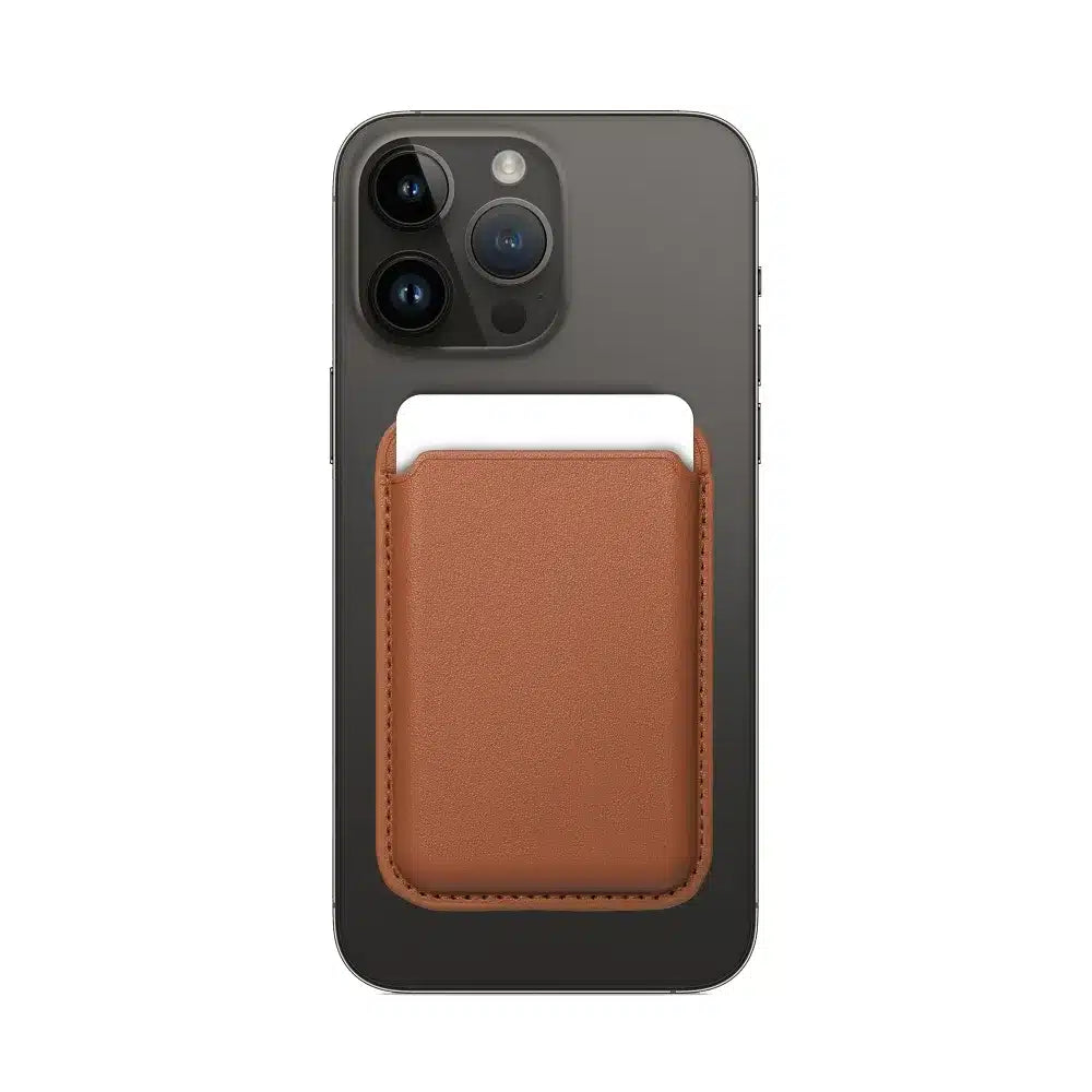 Usnjena magnetna denarnica Mag Wallet, rjava