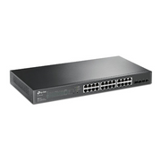 TP-Link Omada TL-SG2428P Upravljano L2/L2+ Gigabit Ethernet (10/100/1000) Podrška za napajanje putem Etherneta (PoE) 1U Crno
