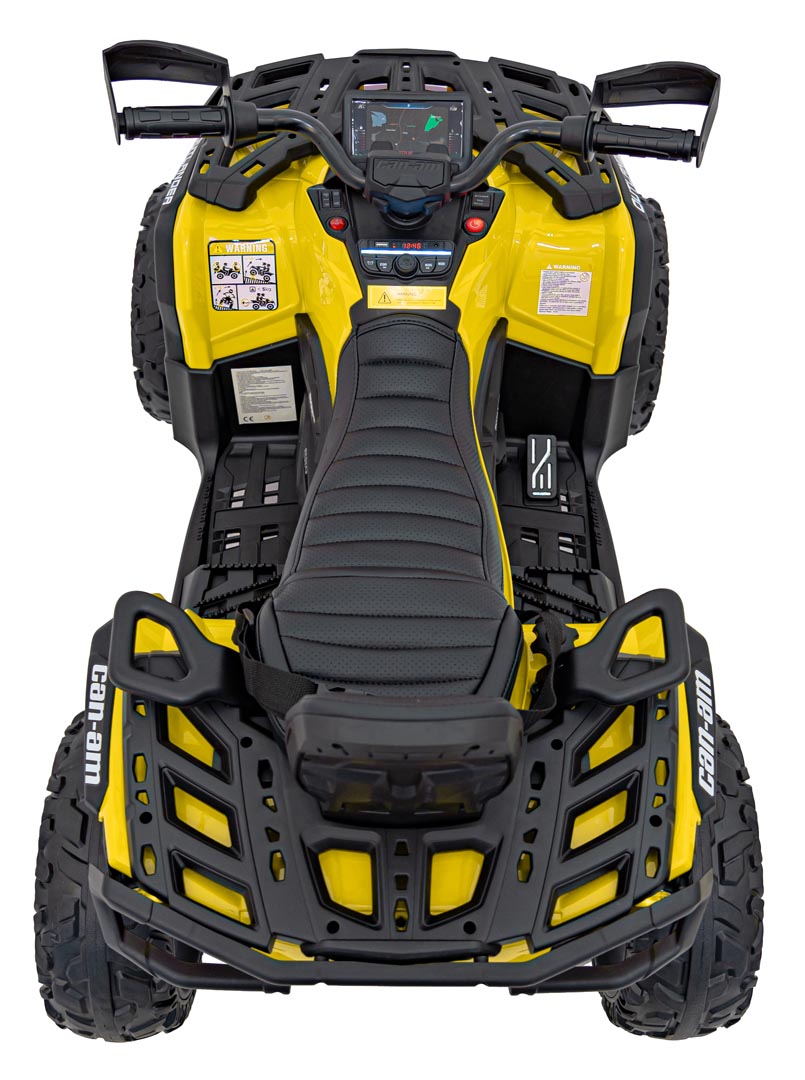Quad na akumulator Can-Am Outlander ATV 4x4 - žuti