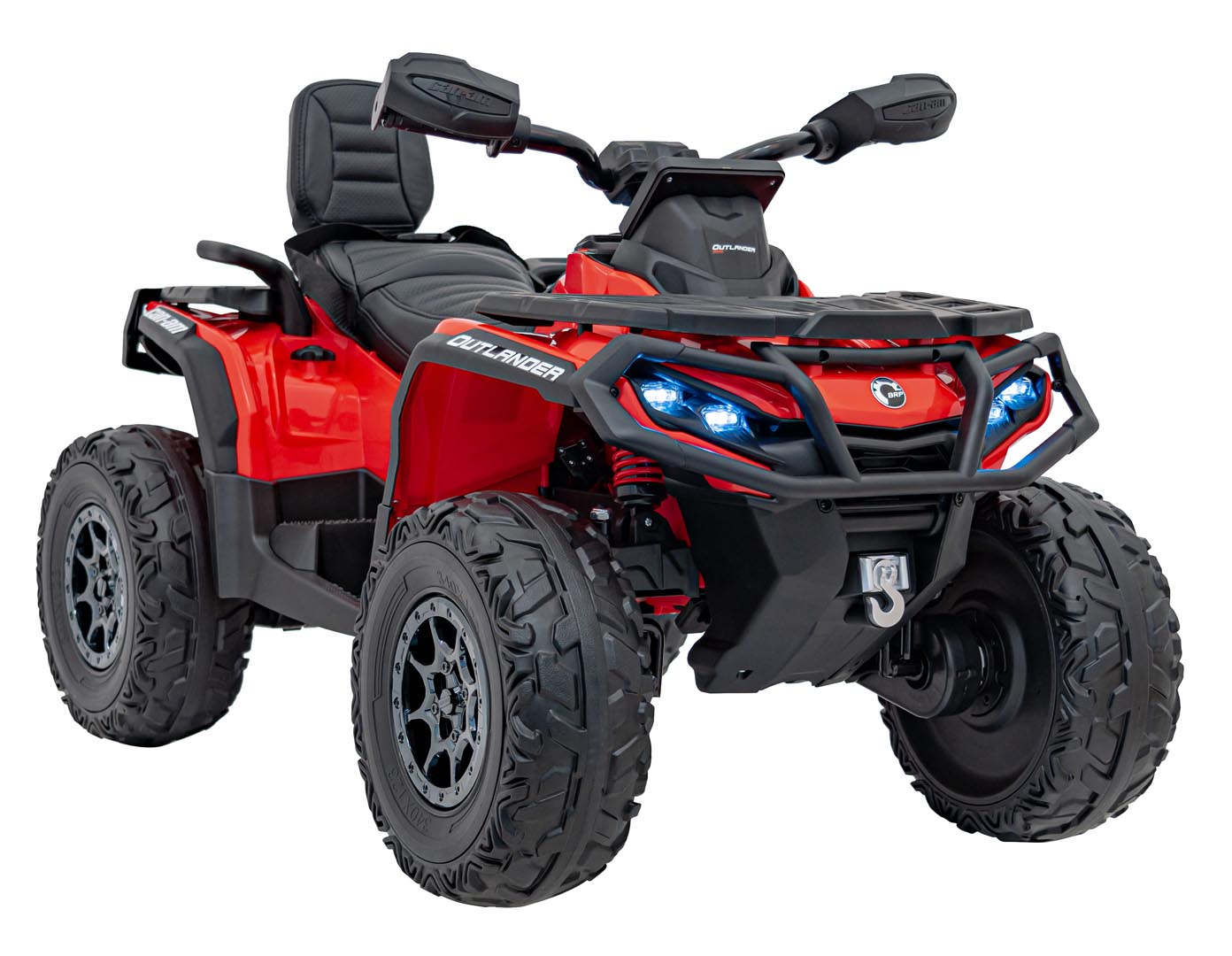 Quad na akumulator Can-Am Outlander ATV 4x4 - crveni