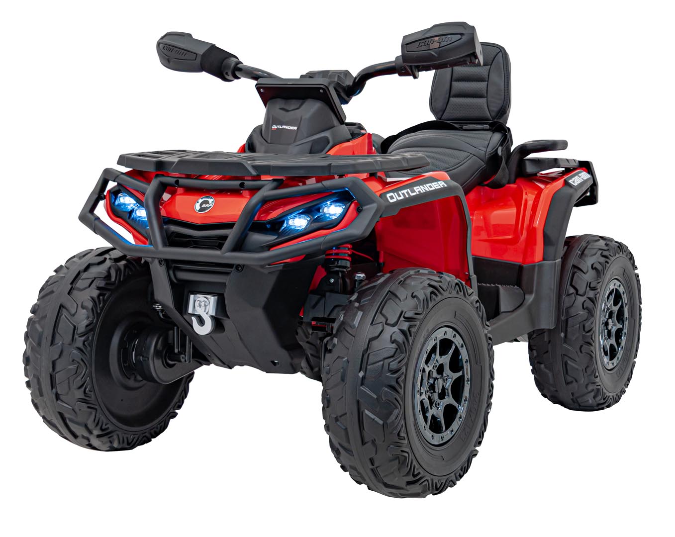 Quad na akumulator Can-Am Outlander ATV 4x4 - crveni
